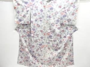 鳳凰に唐花模様織り出し手織り紬着物